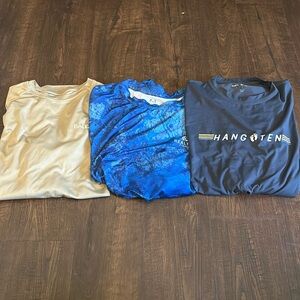 Men’s long sleeve tshirts 3 pack. size medium